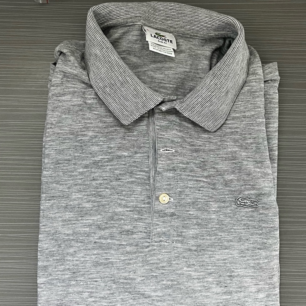 Lacoste slim fit short sleeve polo